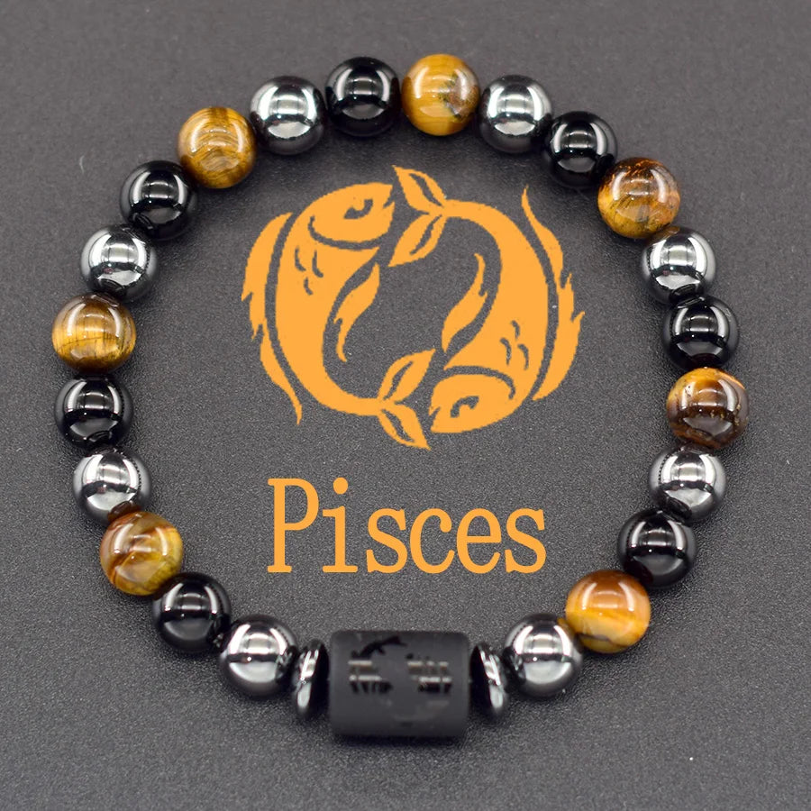 Crystal Cosmic Zodiac Sign Bracelet Constellation Bracelet