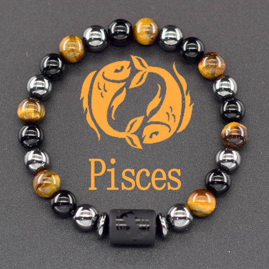 Crystal Cosmic Zodiac Sign Bracelet Constellation Bracelet