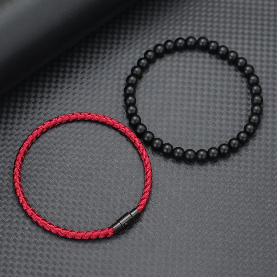 Premium Keel String Healing Bead Bracelet Sets