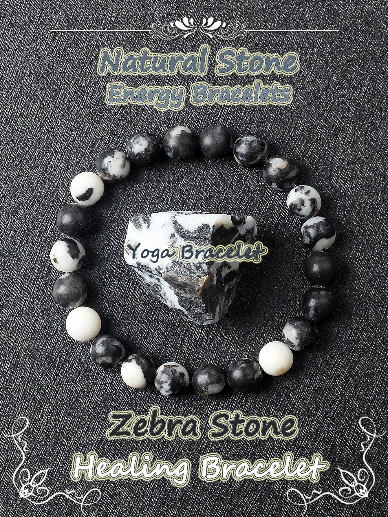 Genuine Crystal Round Healing Bracelets