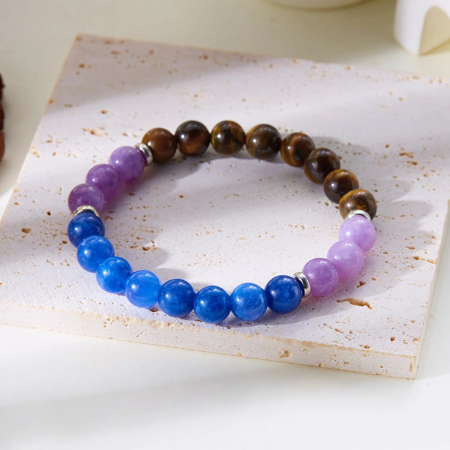 Natural Stone Symbolic Bracelets 7 Chakra Bracelet