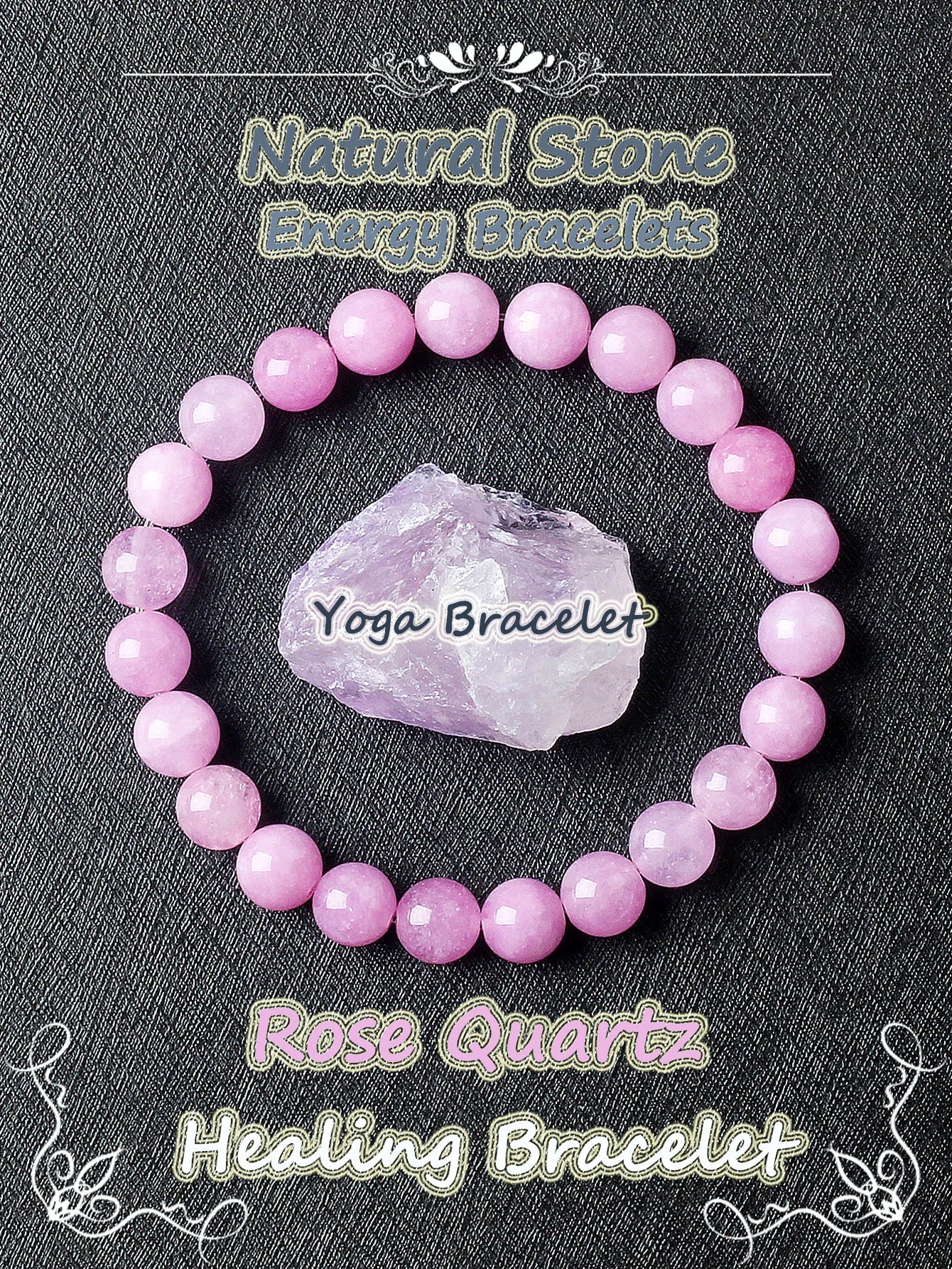 Genuine Crystal Round Healing Bracelets