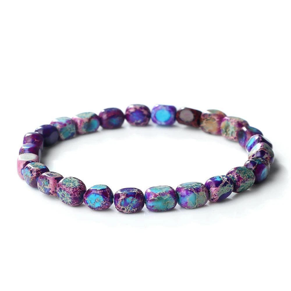 Legendary Grounding Multicolored Emperor Stone Bracelets