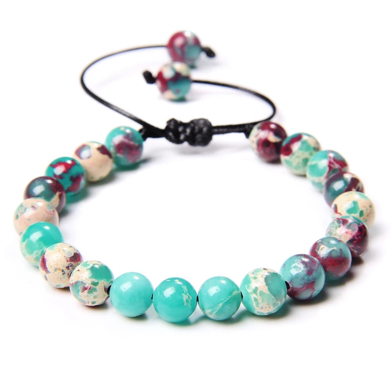Couple Distance Energy Bracelets Natural Stone Healing
