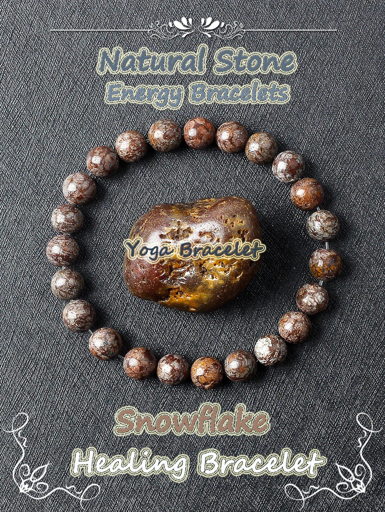 Genuine Crystal Round Healing Bracelets