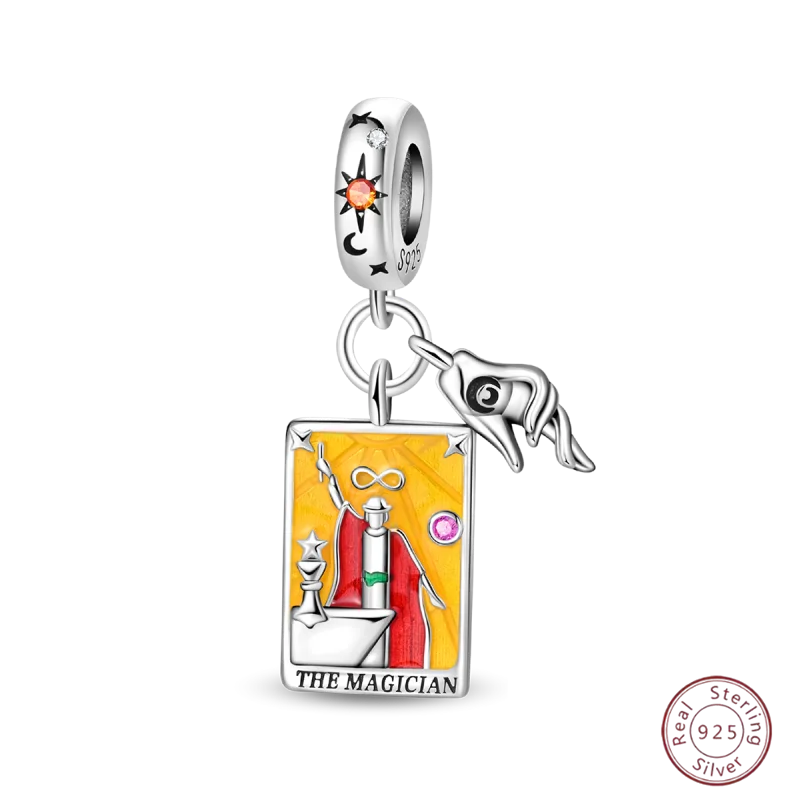 Magic Tarot Sun Moon Stars Charms Pendants