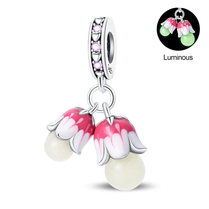 Romantic Bouquet Flower Love Language Theme Charms