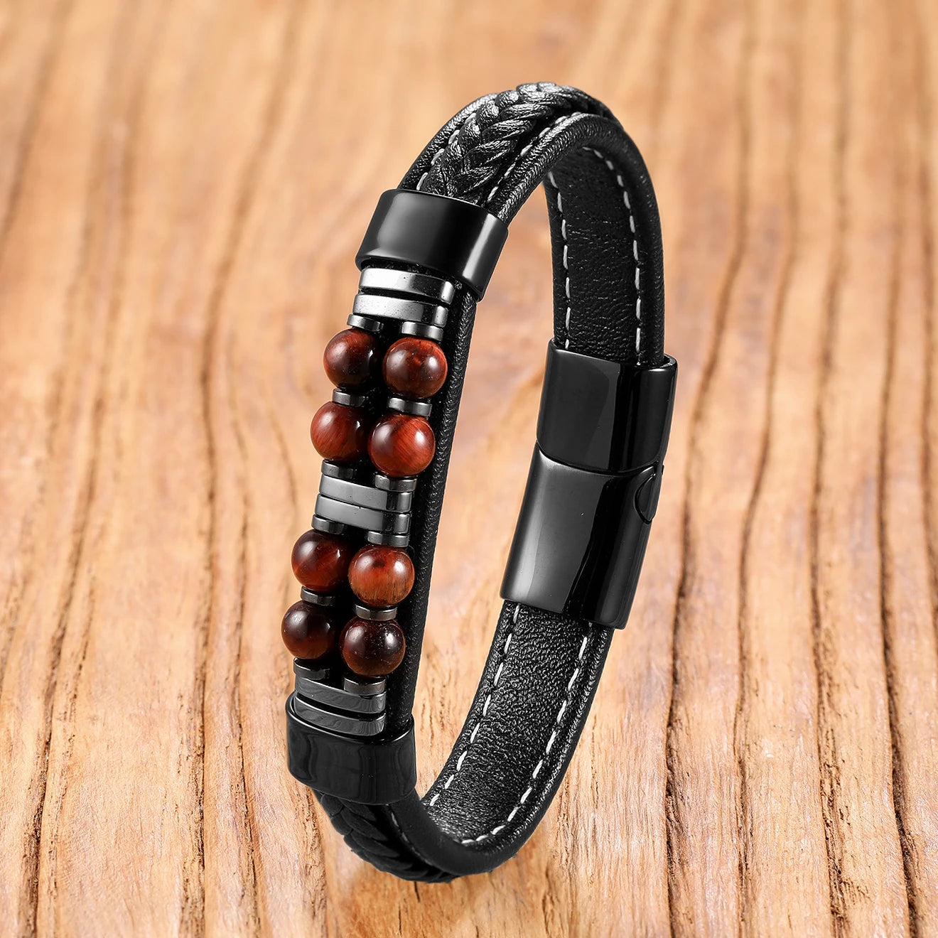 13 Styles Natural Stone Bead Bracelets