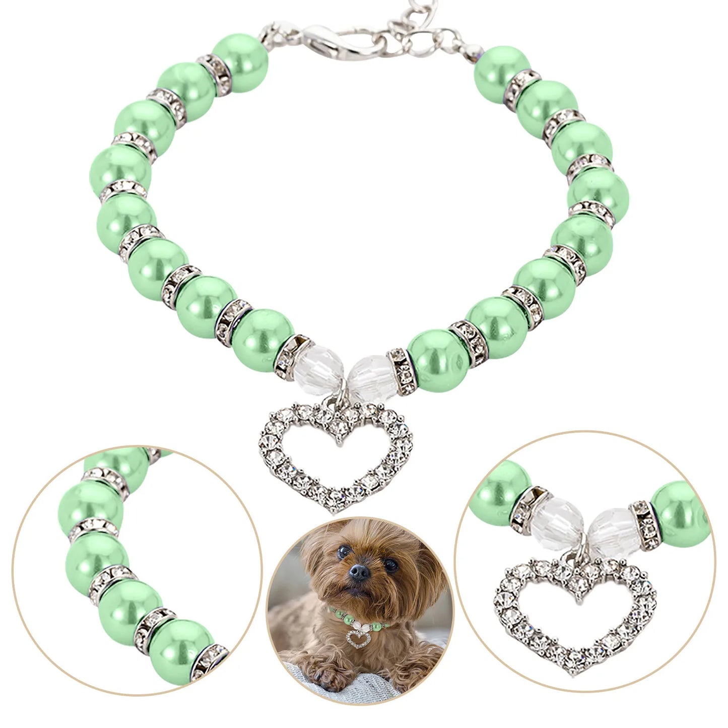 Pearls And Diamonds Dog & Cat Collars