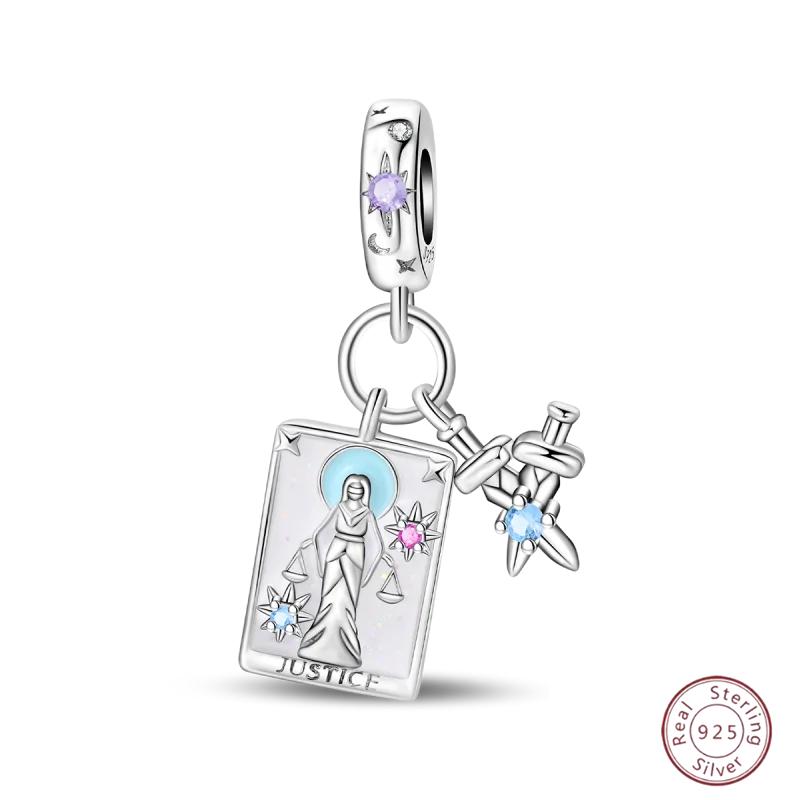 Magic Tarot Sun Moon Stars Charms Pendants