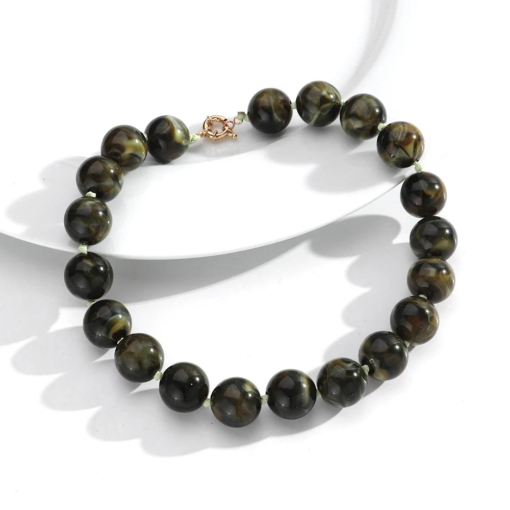 Vintage Paris Beads Choker Necklaces