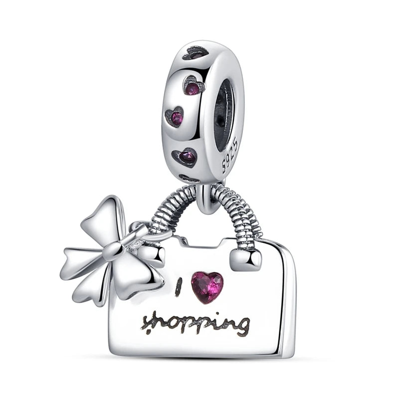 Red Cherry Strawberry Heart Warming Charm Pendants