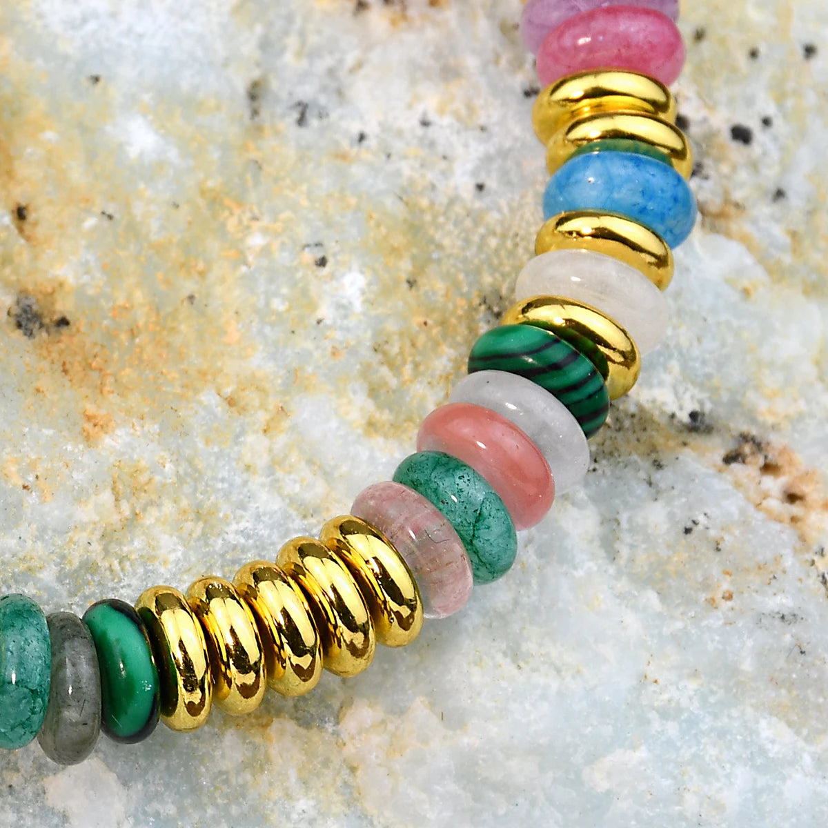 Euphoria Colorful Mix Gemstones Beaded Bracelet