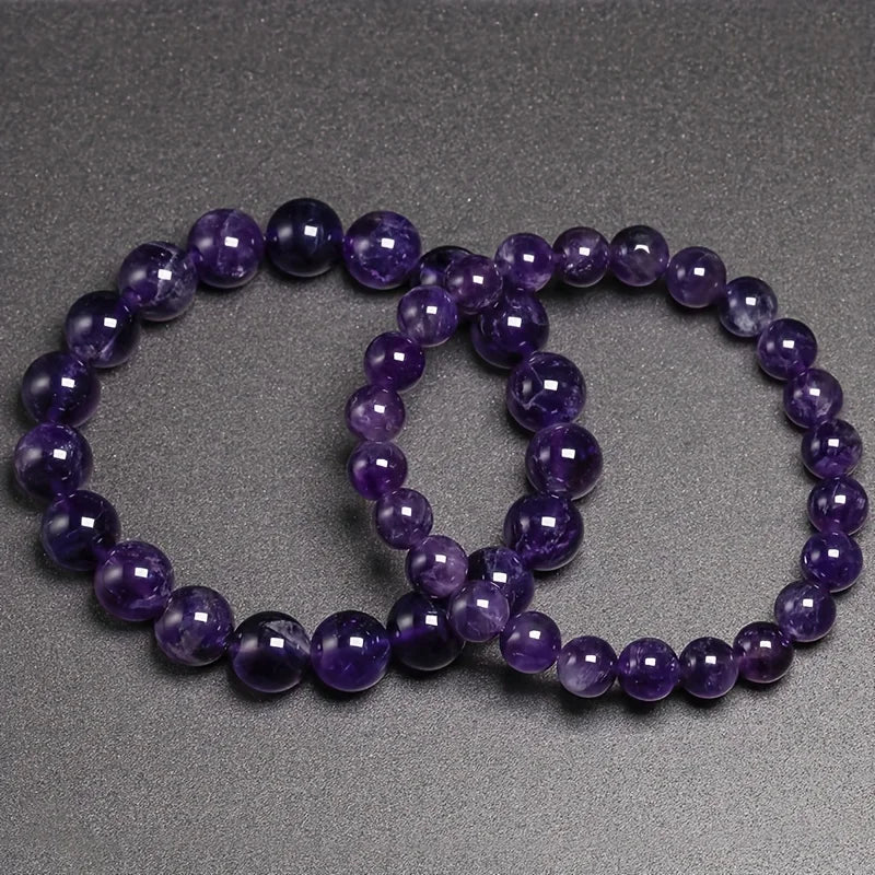 Elegant 5A Natural Amethyst Purple Quartz Bracelets