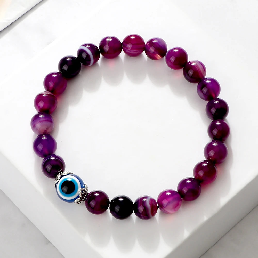 Beautiful Cat Eye Stone Beads Bracelet