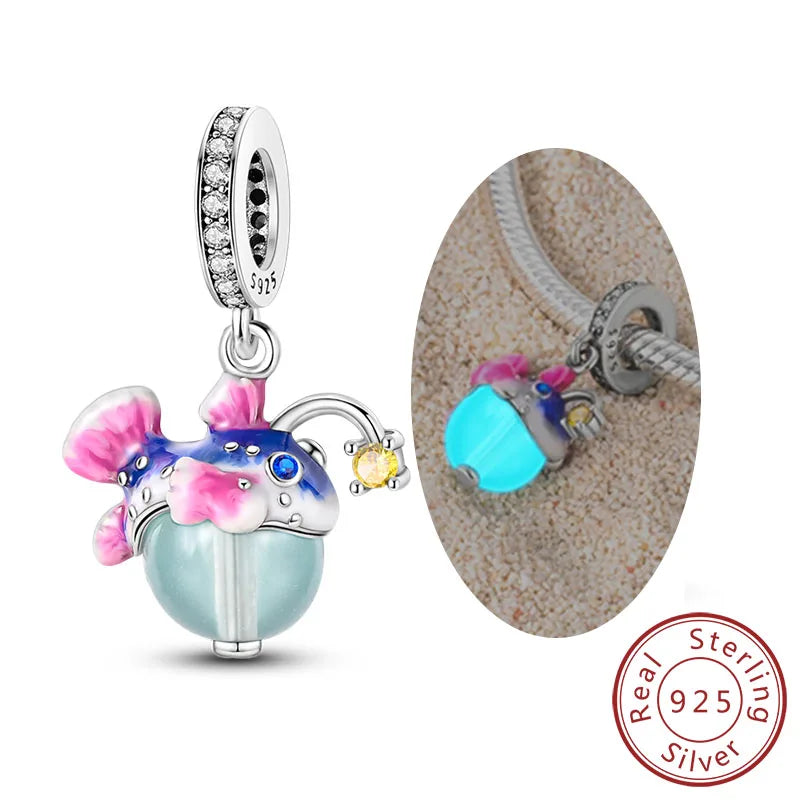 Summer Ocean Blue Pendant Charms