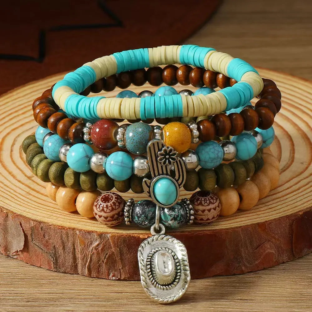 Western Smooth Country Charm Bracelets