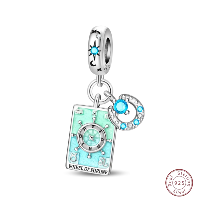 Magic Tarot Sun Moon Stars Charms Pendants
