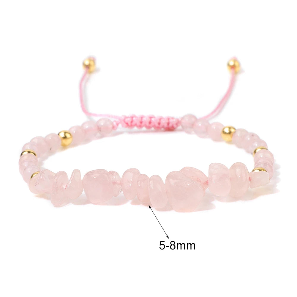 Pure Natural Stone Gravel Bracelets