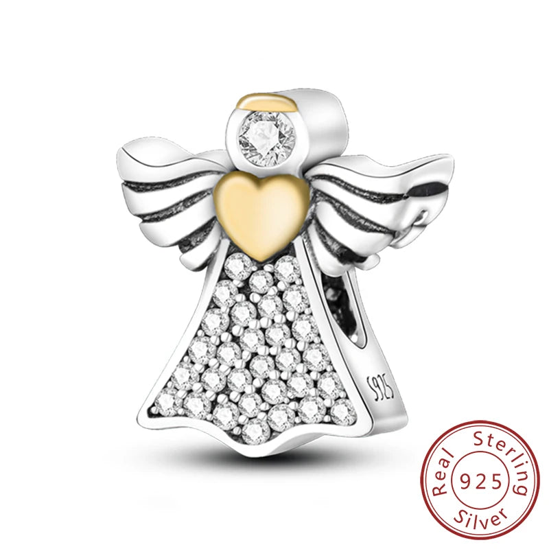 Dreamy Blue & Silver Charm Pendants