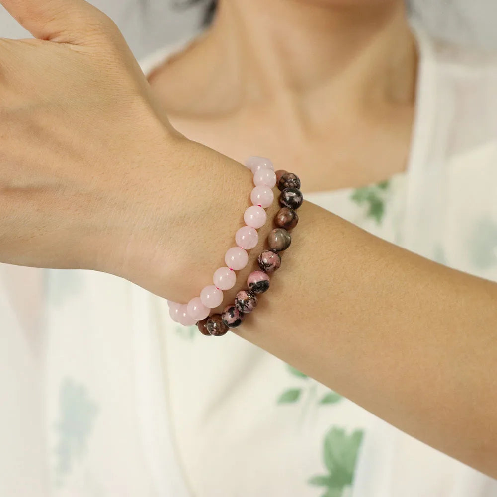 Natural Stone "Thank You" Card Bracelets