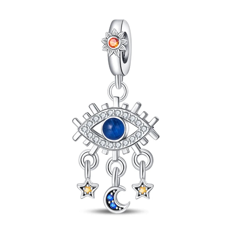 Sparkling Horus Eye Best Wishes Lucky Charms Pendants