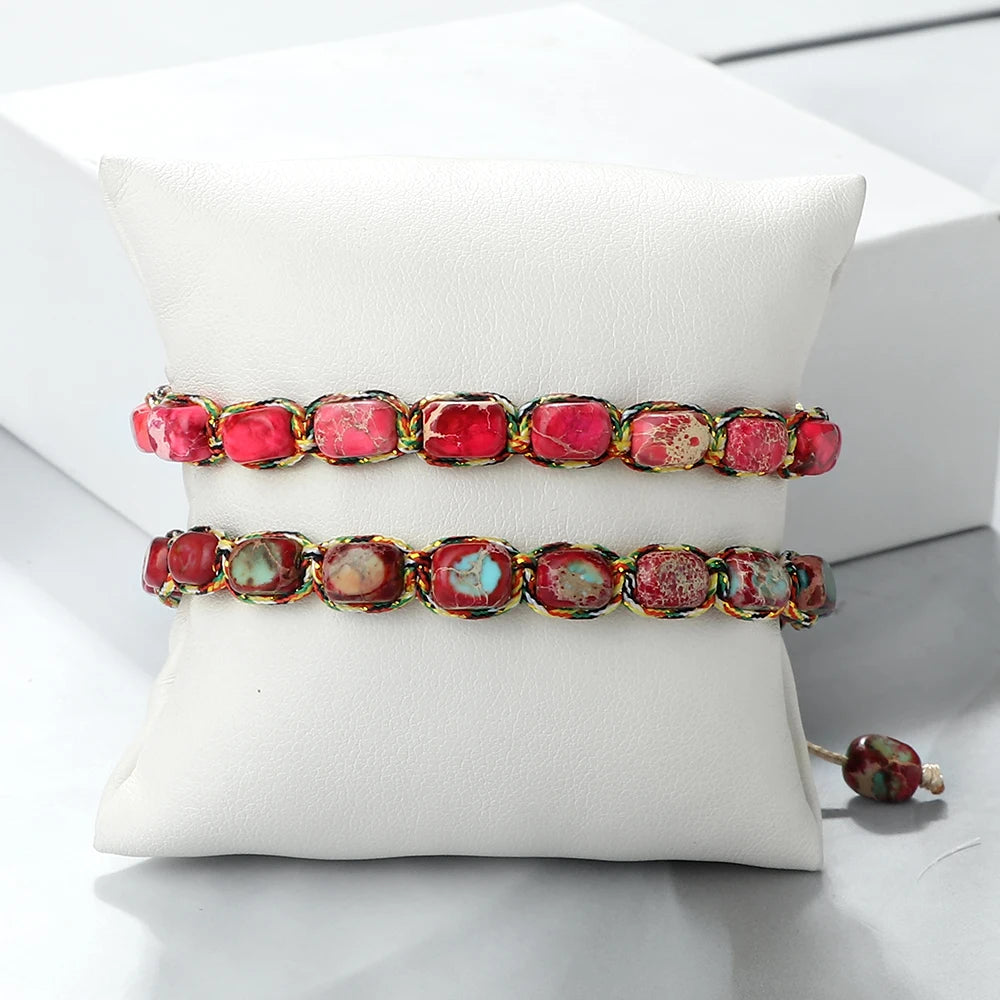 Gorgeous Imperial Stone Beaded Bracelet