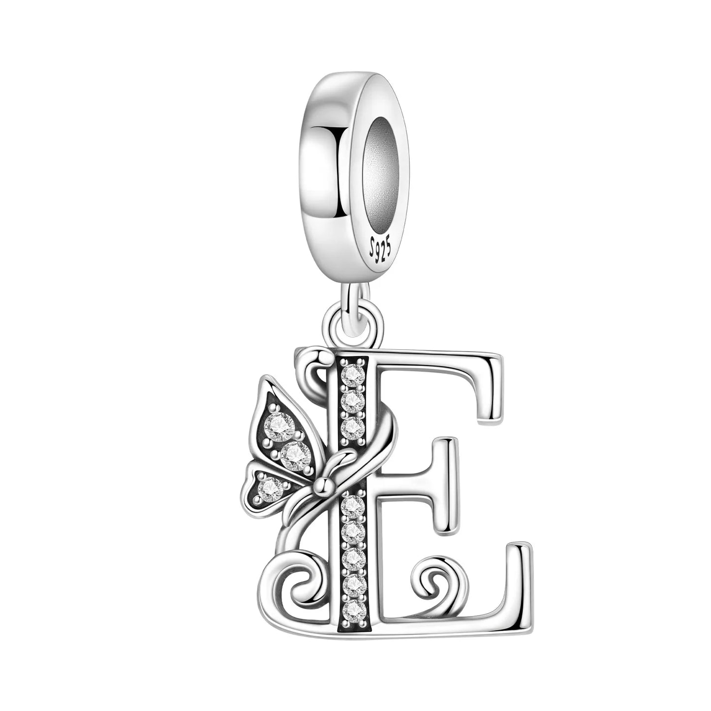 Beautiful Butterfly Alphabet & Numbers Pendant