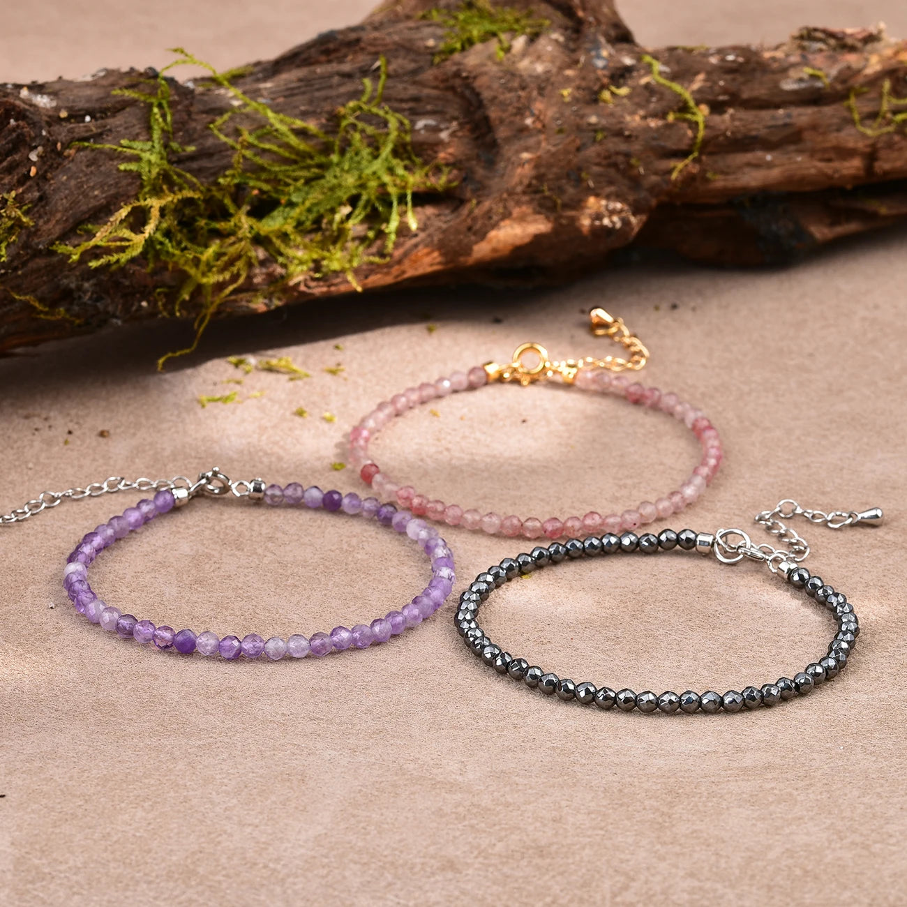 Dainty Healing Crystal Modern Design Bracelets