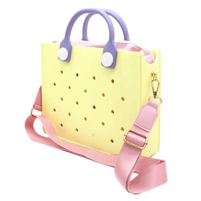 Pastel Palettes Rainbow Tote Handbag