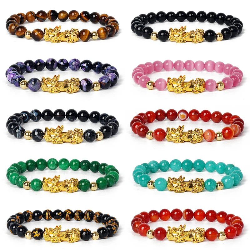 Zen Feng Shui Pixiu Dragon Charm Bracelets