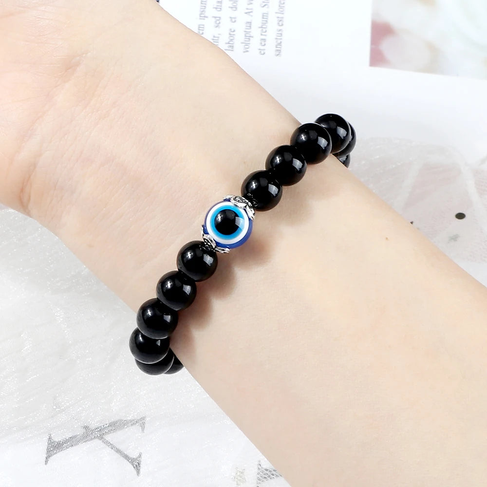 Beautiful Cat Eye Stone Beads Bracelet