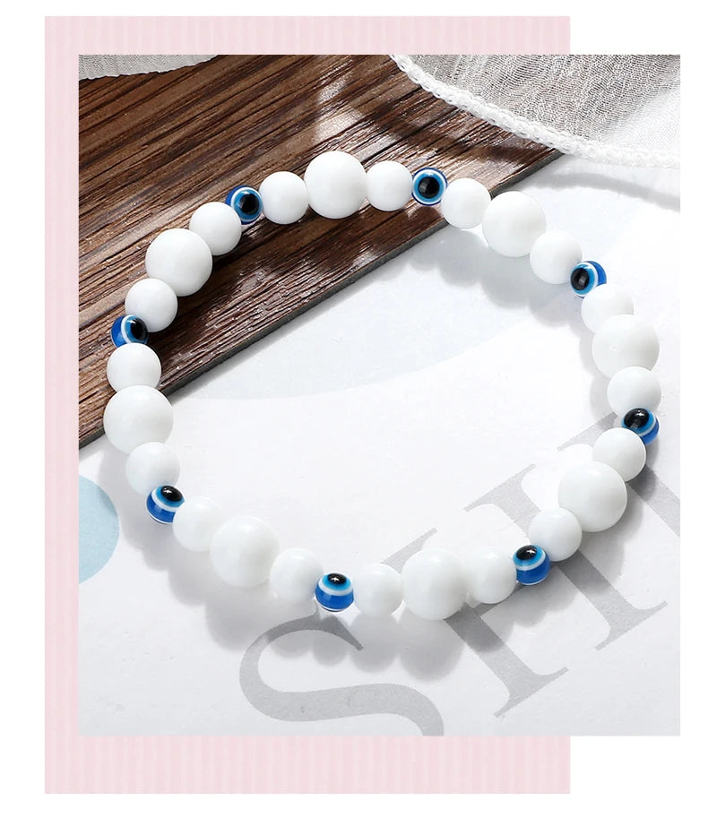 Earths Protection Blue Evil Eye Energy Bracelets