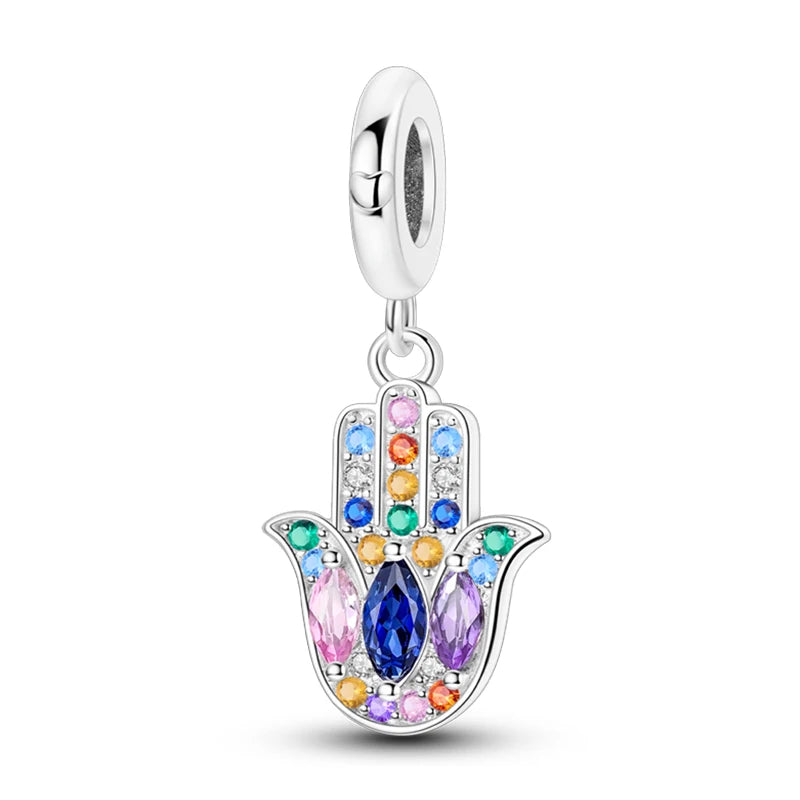 Sparkling Horus Eye Best Wishes Lucky Charms Pendants