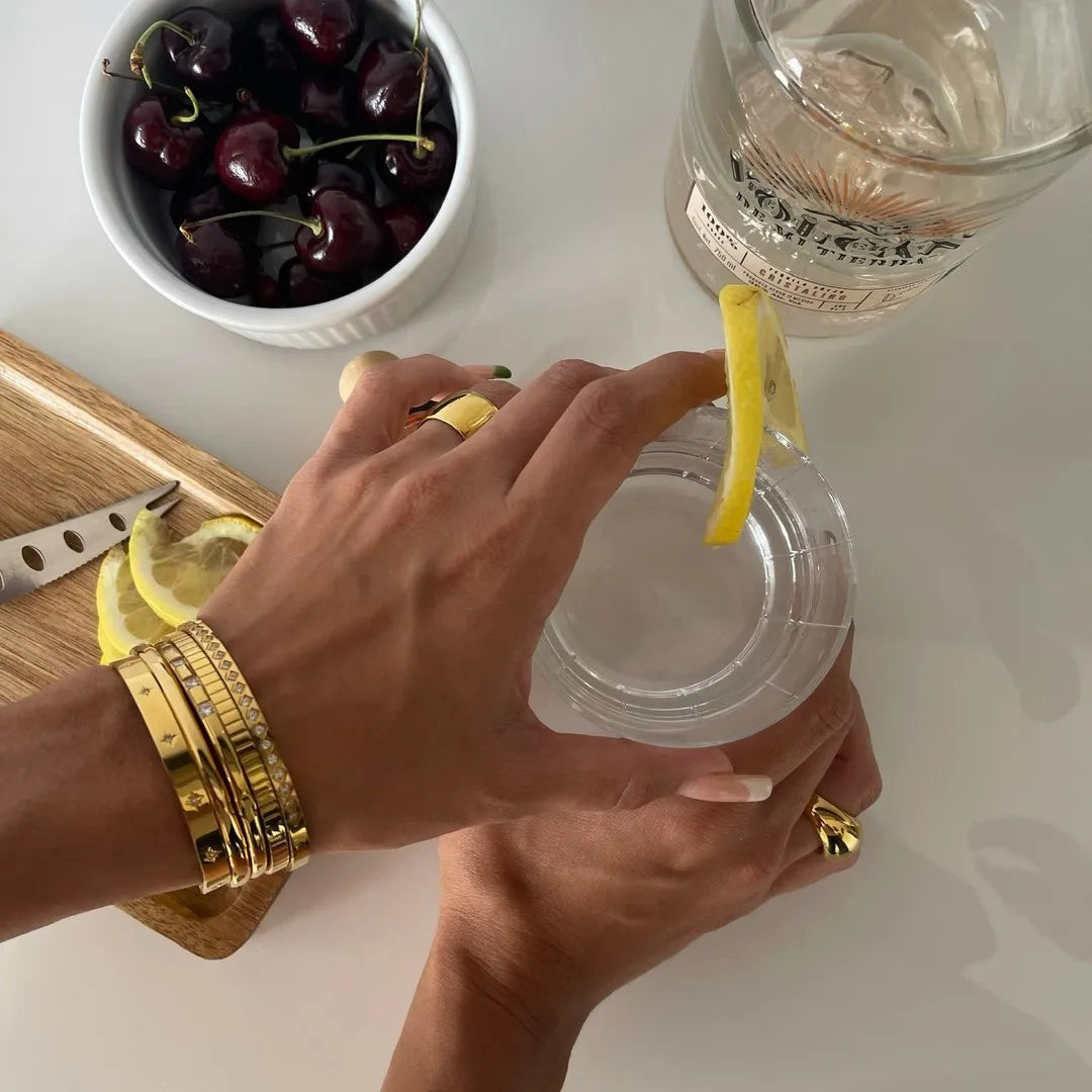 Chic Gold Bangles Bracelets