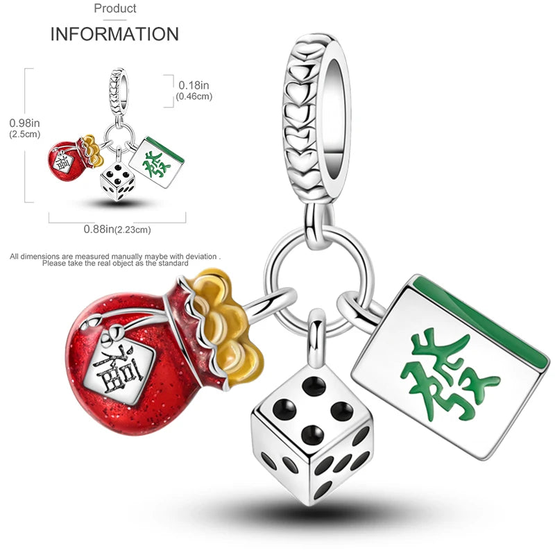Explore Vibrancy Silver Array Charms Pendants