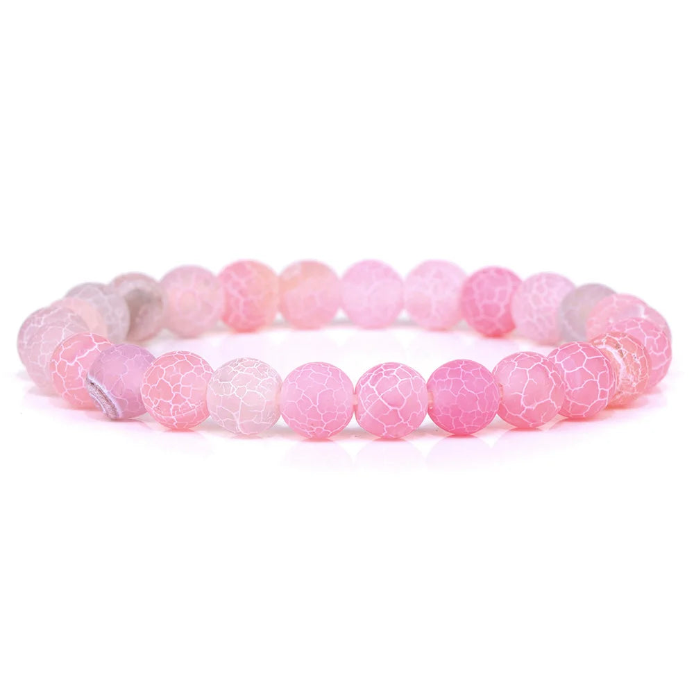 Pink Series 2 Natural Stone Bracelets