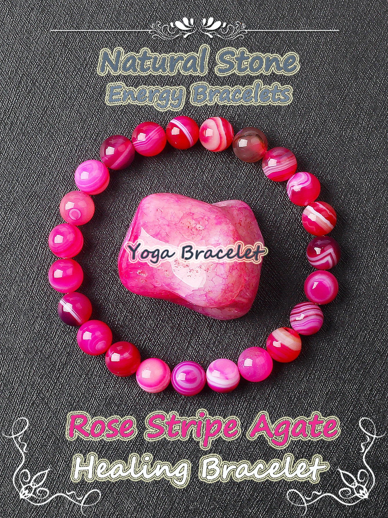 Genuine Crystal Round Healing Bracelets