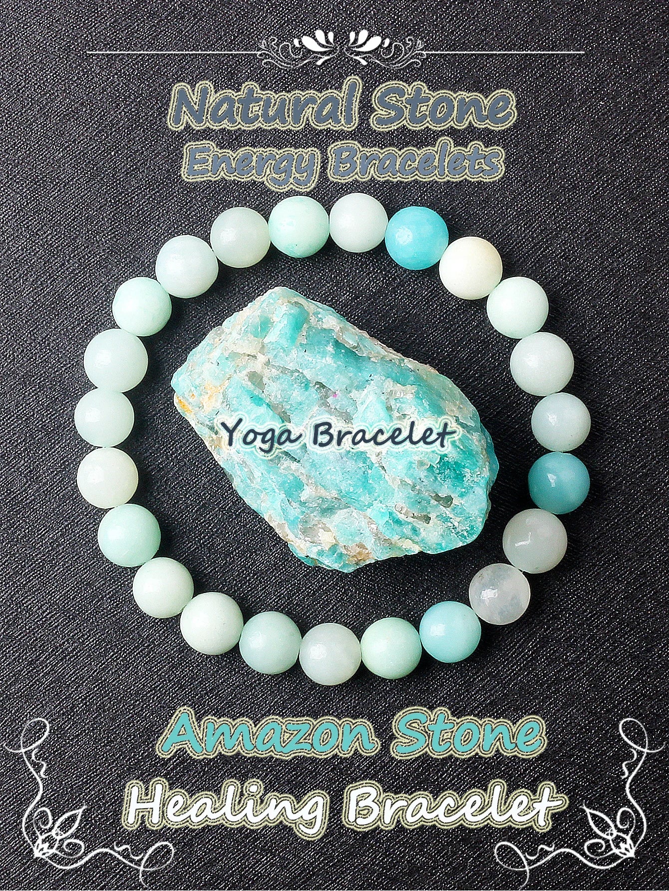 Genuine Crystal Round Healing Bracelets