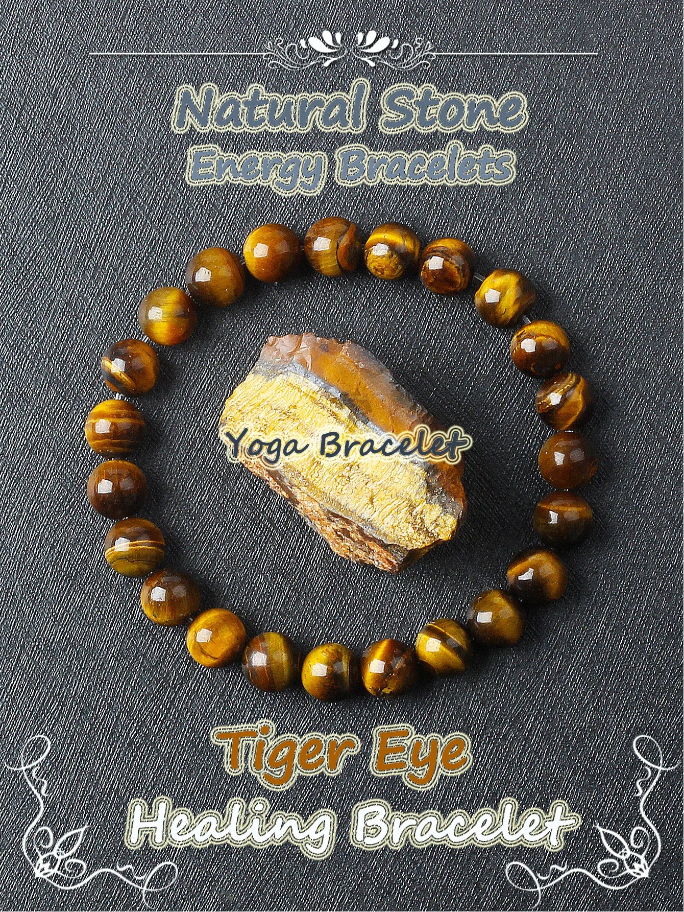 Genuine Crystal Round Healing Bracelets