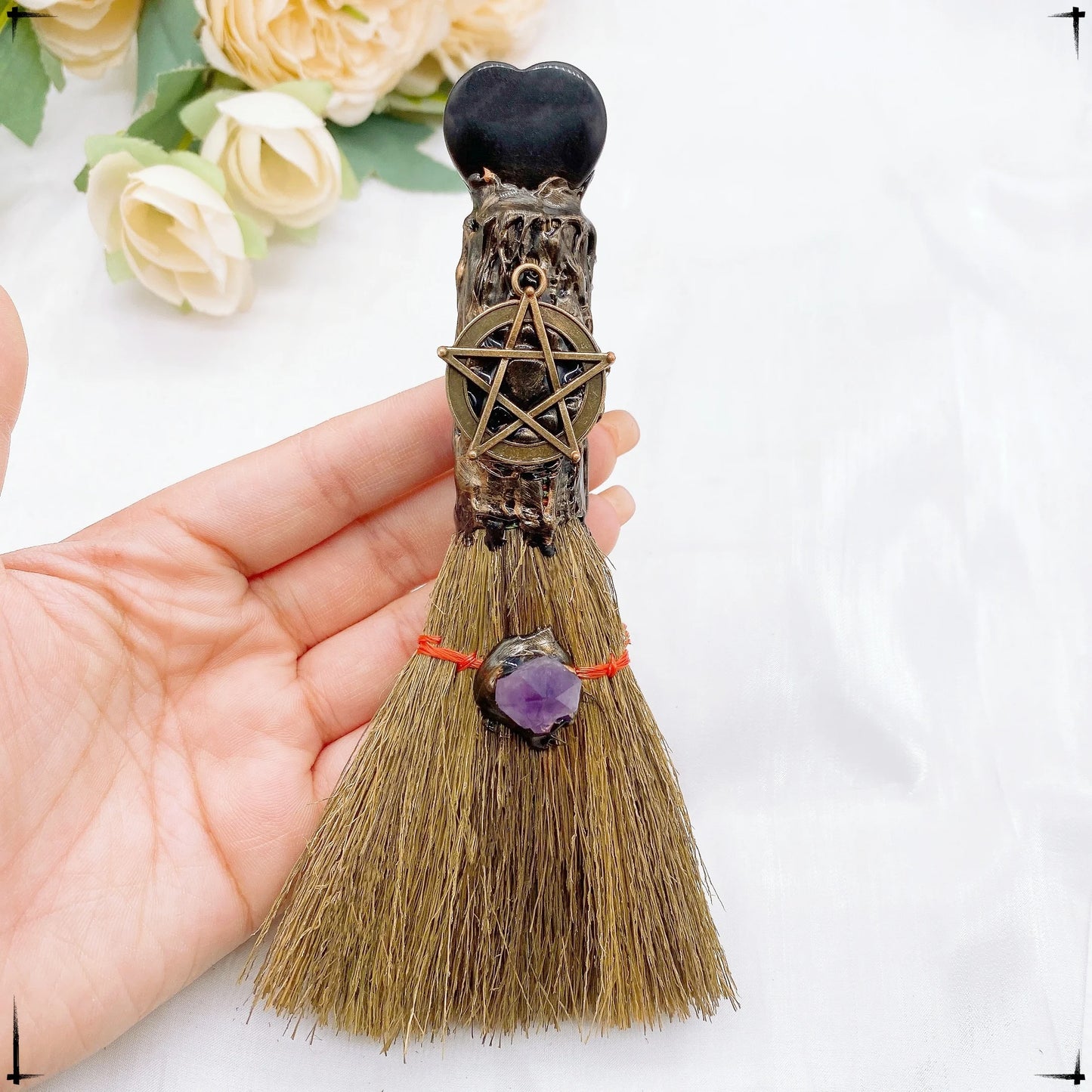 Animal Gem Love Crystal Magic Broom