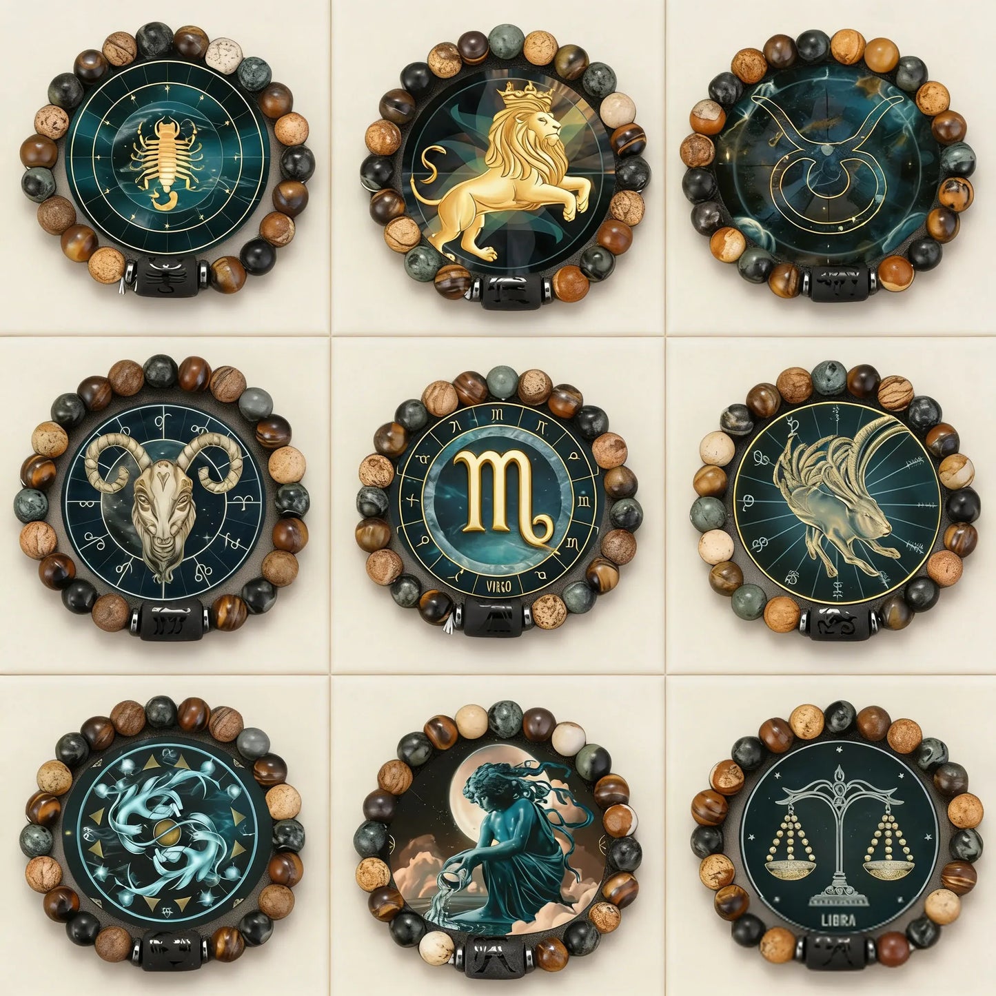 Astonishing Astrology 12 Zodiac Bracelet