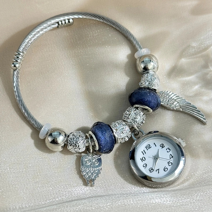 Cross Border Gold Charmed Bracelet Watch