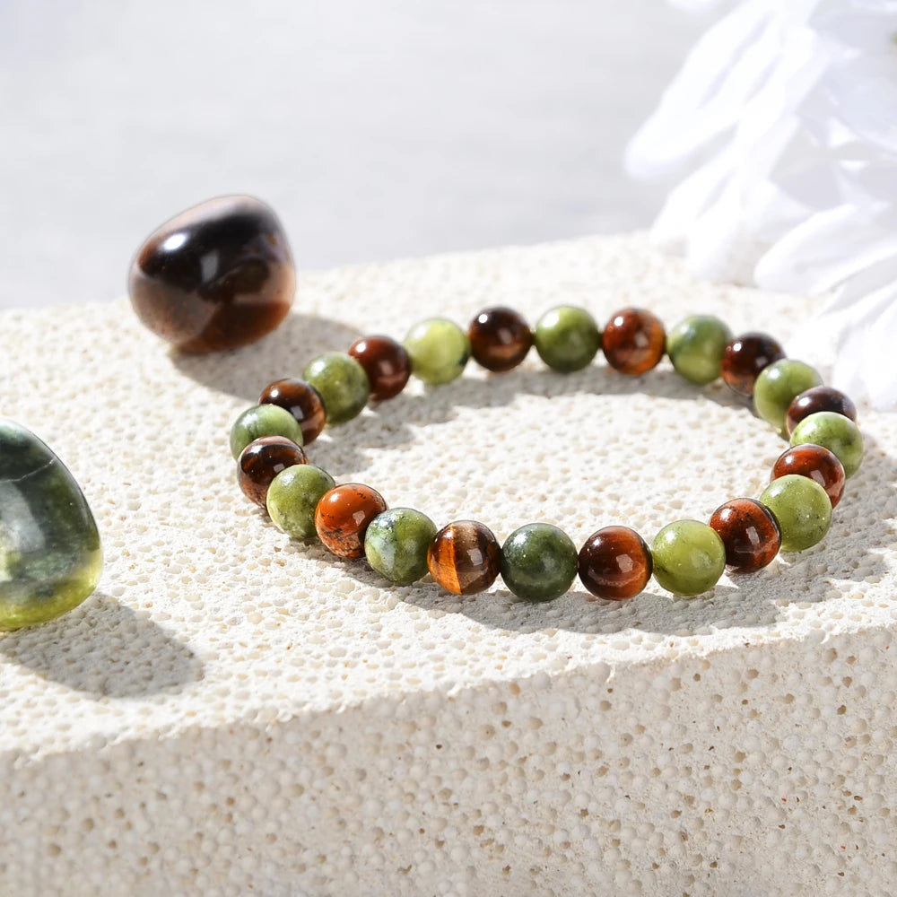 Precious Stone Attraction Set Bracelet with Original Stone