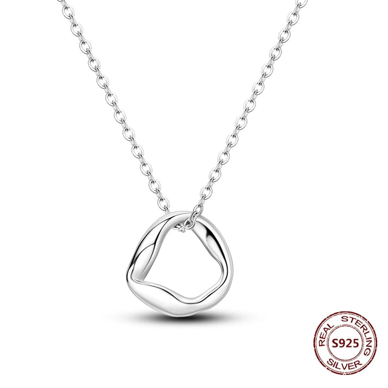 Enchanting Silver Unique Styled Necklace