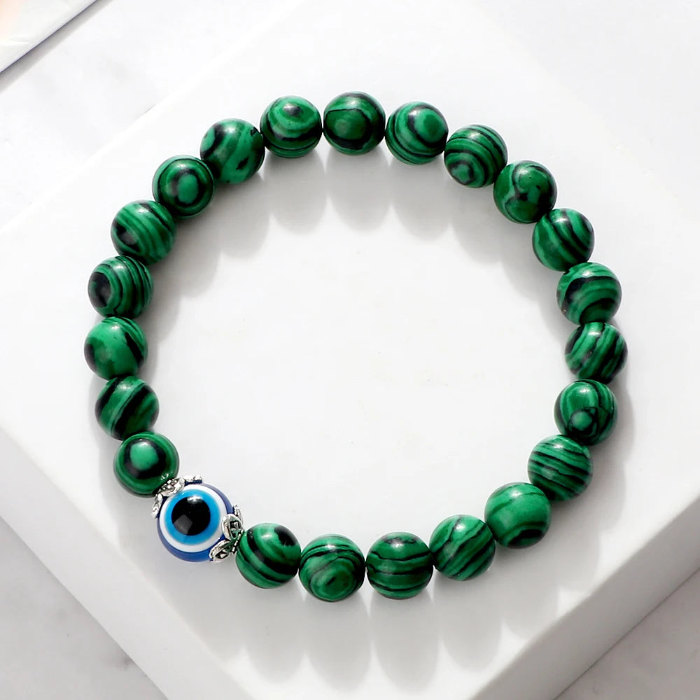 Beautiful Cat Eye Stone Beads Bracelet