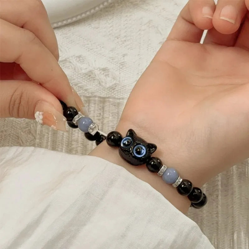 Luminous Big Eye Cat Bracelets