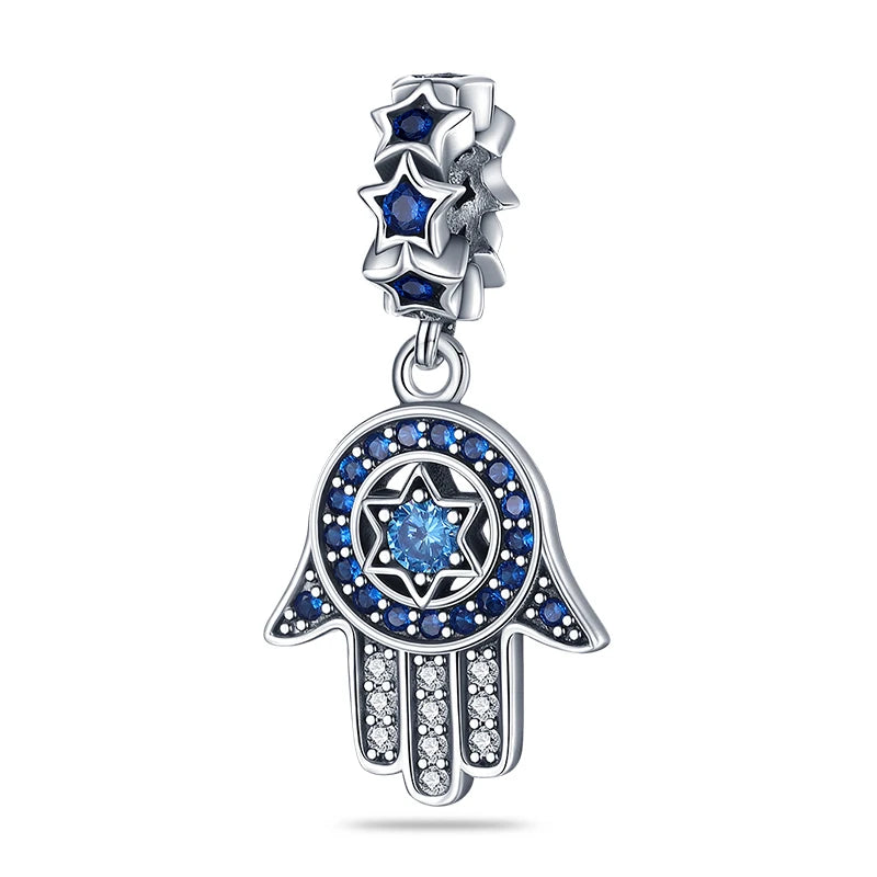 Sparkling Horus Eye Best Wishes Lucky Charms Pendants