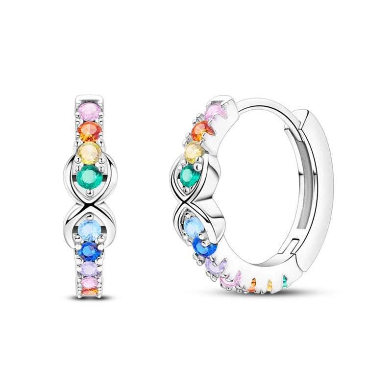 Elegantly Shaped Sparkling Pave Earrings