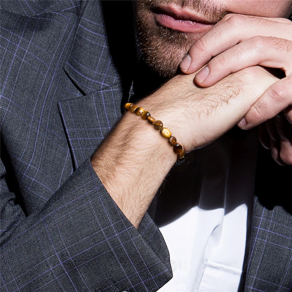 Natural Unique Birthstone With Message Card Bracelet